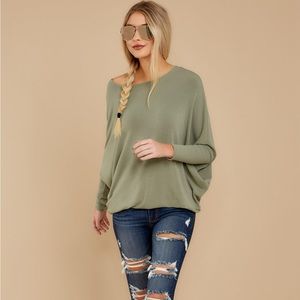 Red dress Olive take the long road top